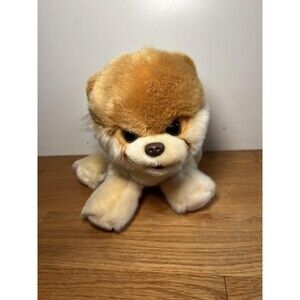 Unbranded Pomeranian Dog Plush Stuffed Animal Tan Cream Standing Teddy Cut